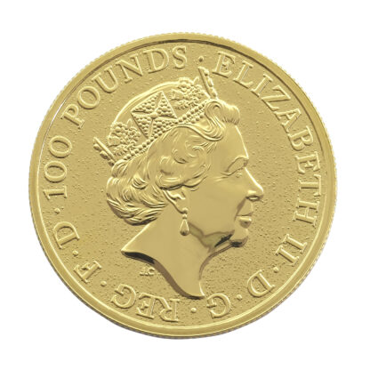 2017 1oz Red Dragon Of Wales Queen's Beast Gold Coin - Image 2