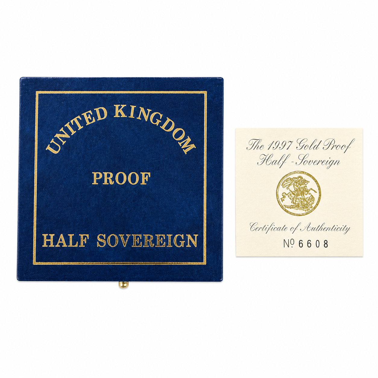 1997 Proof Half Sovereign Gold Coin - Image 2