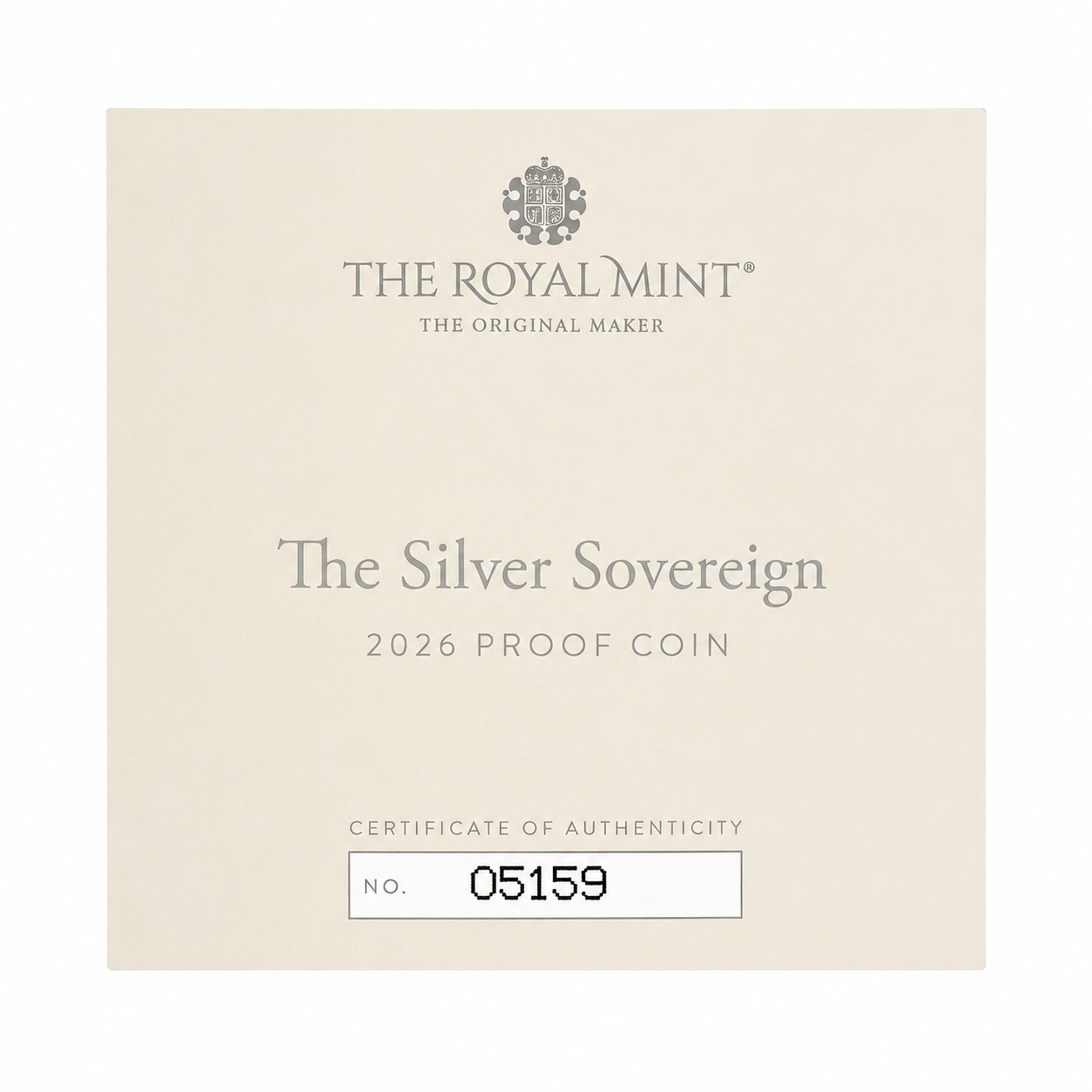 2026 Proof Full Sovereign Silver Coin - Image 3
