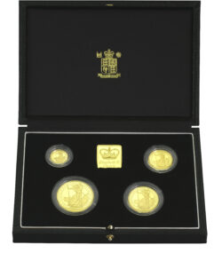1995 1.85 OZ Gold Britannia 4 Coin Proof Set