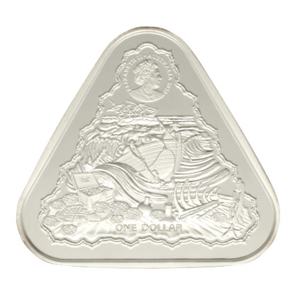 2020 Vergulde Draeck 1oz Australian Shipwreck Silver Coin