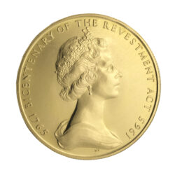 1965 Isle of Man £5 Gold Coin 22ct Bicentenary of the Revestment Act