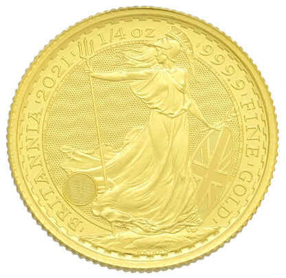 Best Value 1/4OZ Gold Britannia Gold Coin Tail