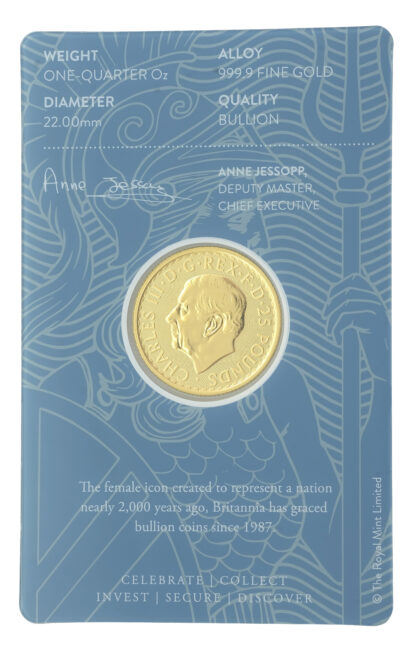 2025 1/4oz Britannia Gold Coin - Blister Pack - Image 2