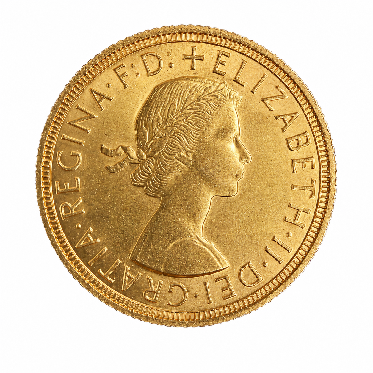 1963 Full Sovereign Elizabeth II Young Head Gold Coin - Image 2