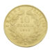 1865 French 10 Francs Napoleon III Laureate Head &#8216;A&#8217; Gold Coin