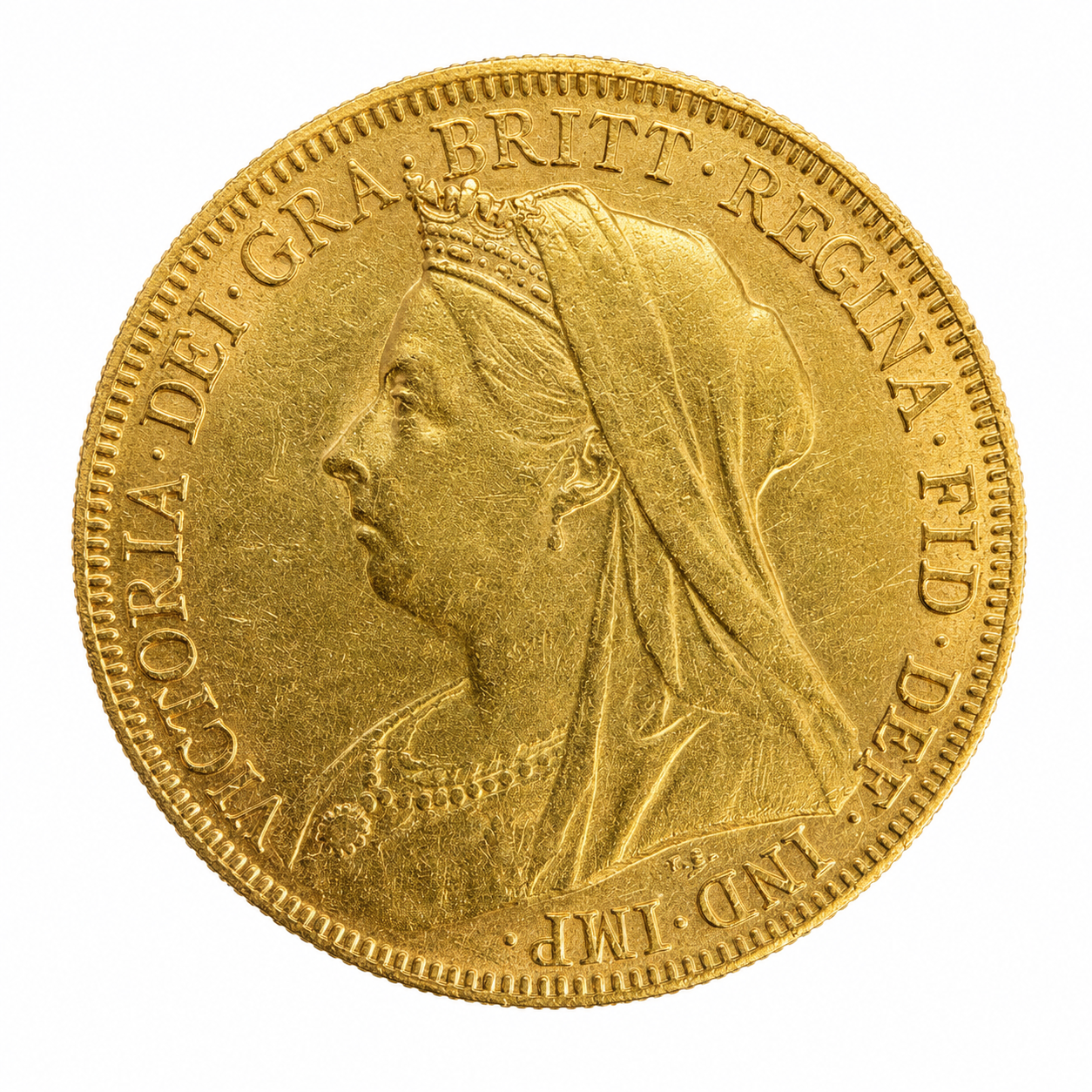 1900 Full Sovereign Gold Coin - Image 2