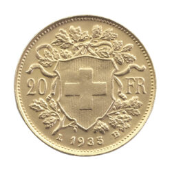 Best Value 20 Swiss Franc Gold Coin