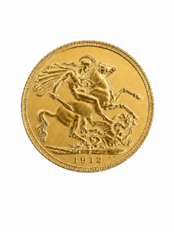 1912 Full Sovereign Gold Coin