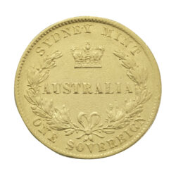 1868 Australian Gold Full Sovereign Coin