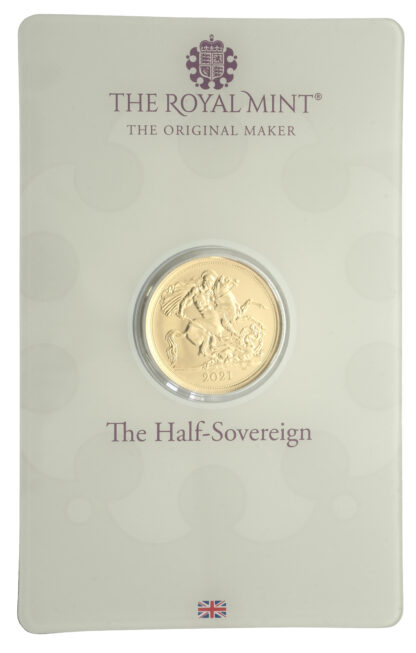 2021 Gold Half Sovereign Coin - Blister Pack