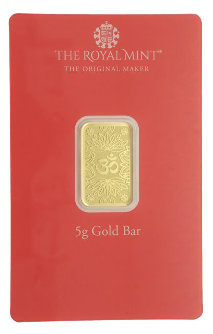Royal Mint Om 5g Gold Bullion Minted Bar