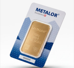 Metalor 100g Gold Bar