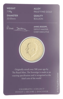 2024 Blister Pack Full Sovereign Gold Coin
