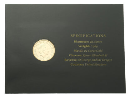 2017 Gold Full Sovereign Bicentenary Coin - Image 2