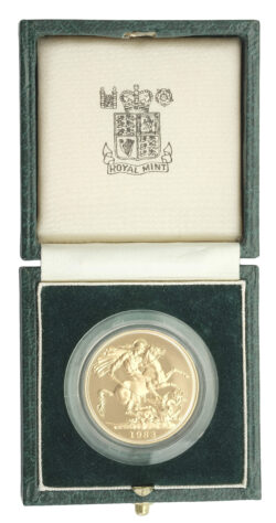 1983 Proof Gold Double Sovereign Coin