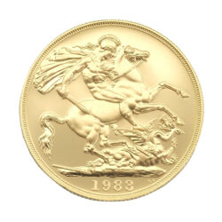 1983 Proof Gold Double Sovereign Coin