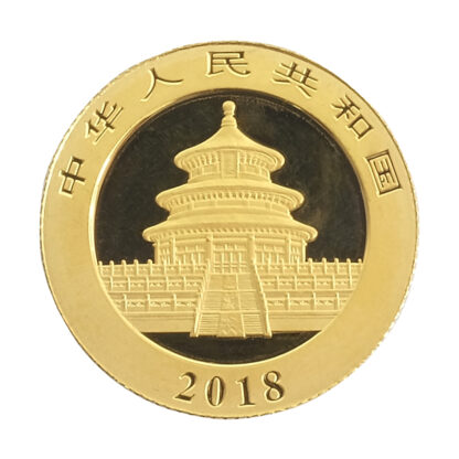 Chinese 3g Panda Gold Coin - Image 2