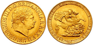 Sovereign George III 1817