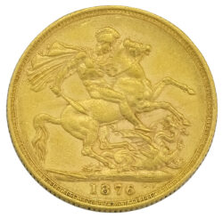 Young Head Victoria Gold Sovereign Coin