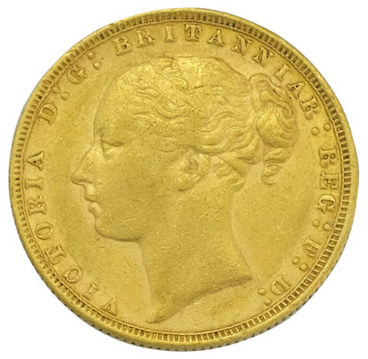Young Head Victoria Gold Sovereign Coin