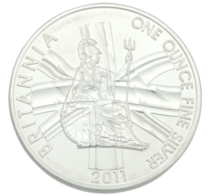 Best Value 1 OZ Silver Britannia Coin Pre-2013 (958) tail