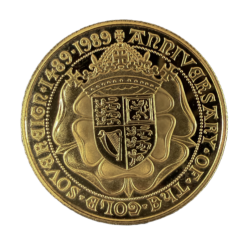 1989 Proof Double Sovereign 500th Anniversary Gold Coin