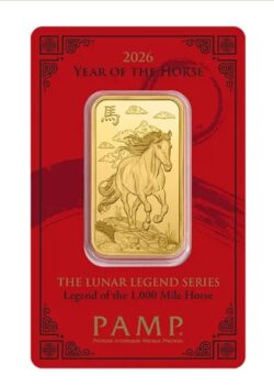2026 PAMP Year of the Horse 1oz Gold Bar